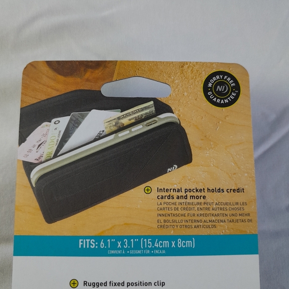 New Nite Ize Clip Case Cell Phone Smartphone Pouch XL - Picture 4 of 6